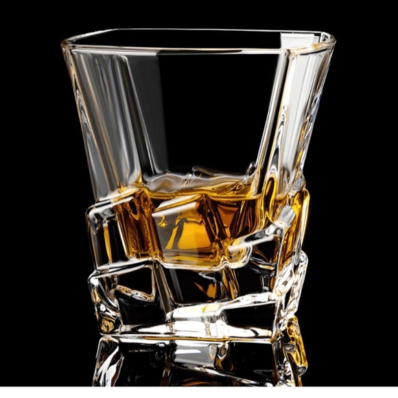 SET 4 Premium Japanese Crystal whiskey Glasses - Picture 1 of 4